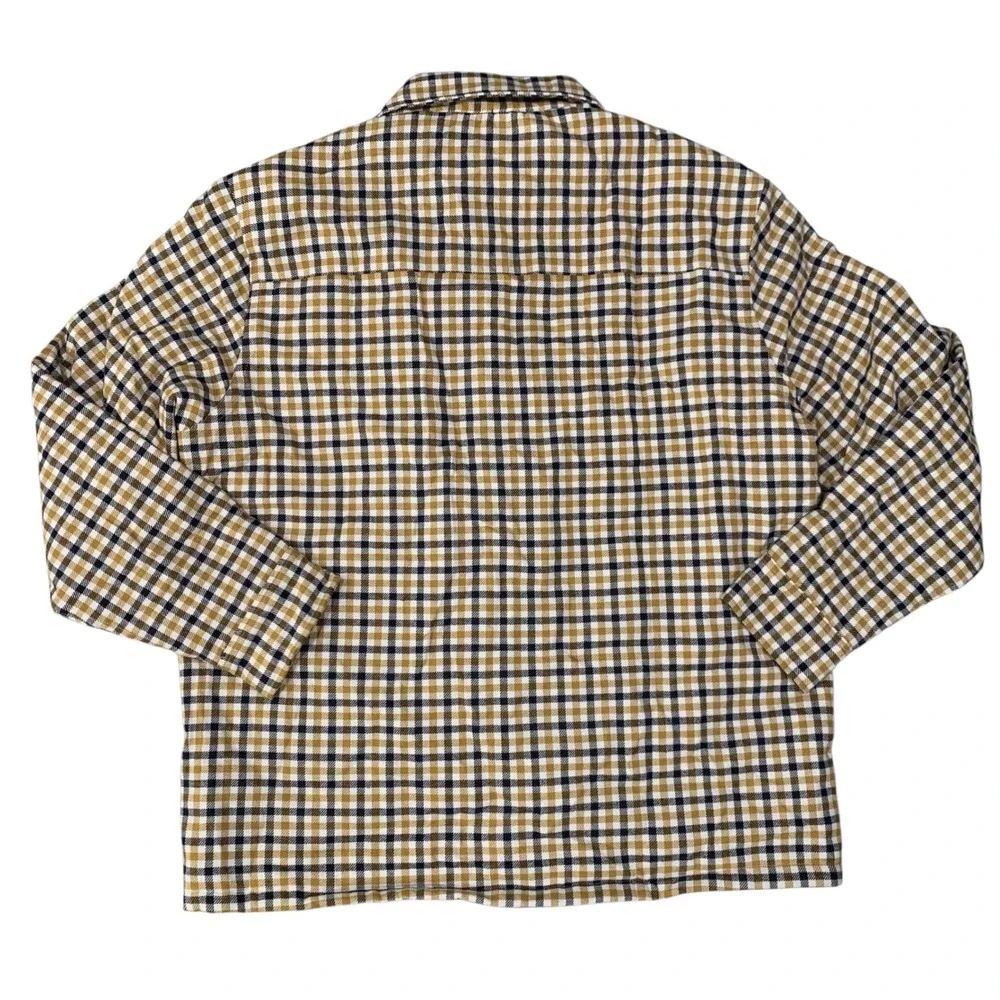 H&M‎ Men's Quilted Plaid Shirt Jacket Shacket Overshirt Size Large New With Tags - Picture 2 of 9
